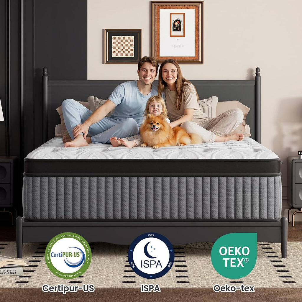 12" Queen Firm Hybrid Mattress