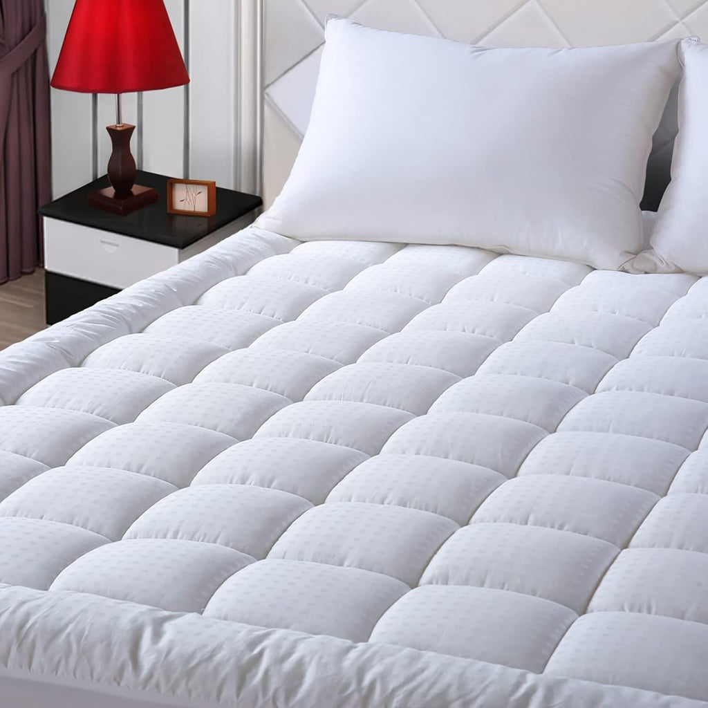 King Cotton Pillow Top Mattress Pad