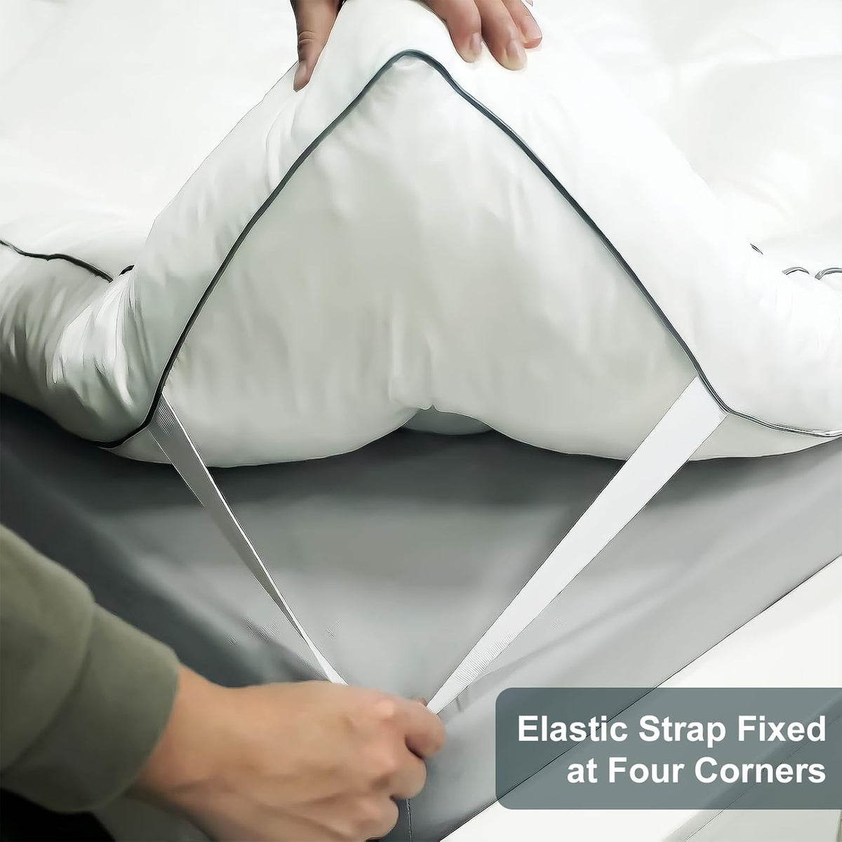 5 Inch King 2000 GSM Memory Foam Mattress Topper