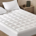 King 400TC Cotton Pillow Top Mattress Pad