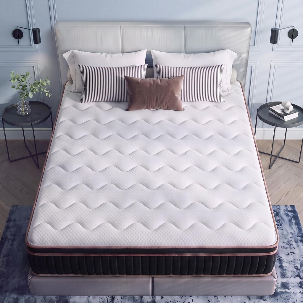 10" Queen Fiberglass‑Free Hybrid Mattress
