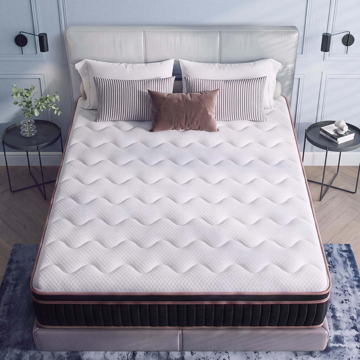 10" Queen Fiberglass‑Free Hybrid Mattress