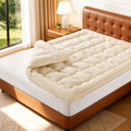 Beige Queen Australian Merino Wool Topper 1500GSM