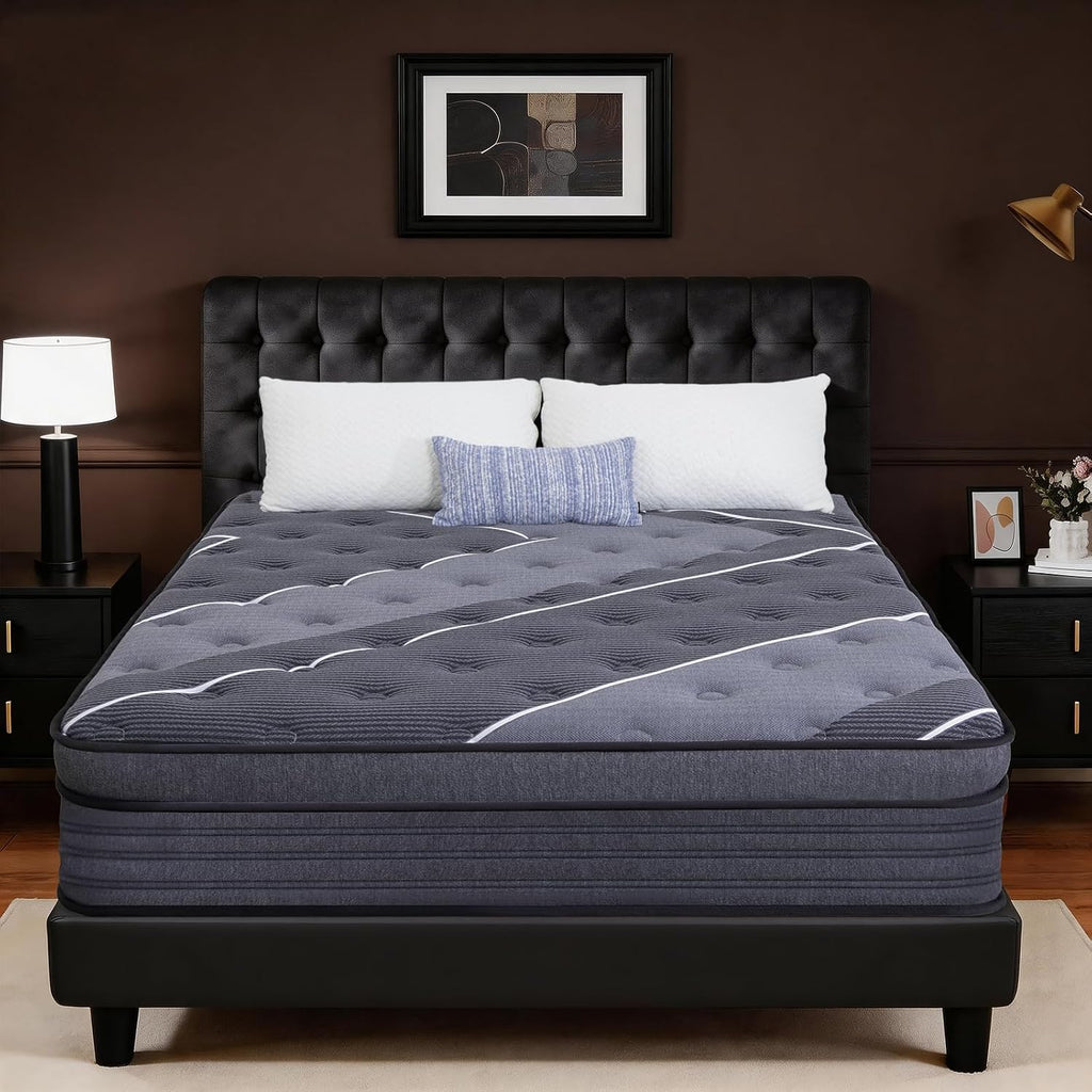 12 Inch Queen Size Luxury Medium Firm Hybrid Mattress