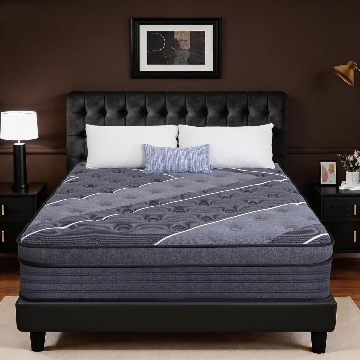 12 Inch Queen Size Luxury Medium Firm Hybrid Mattress
