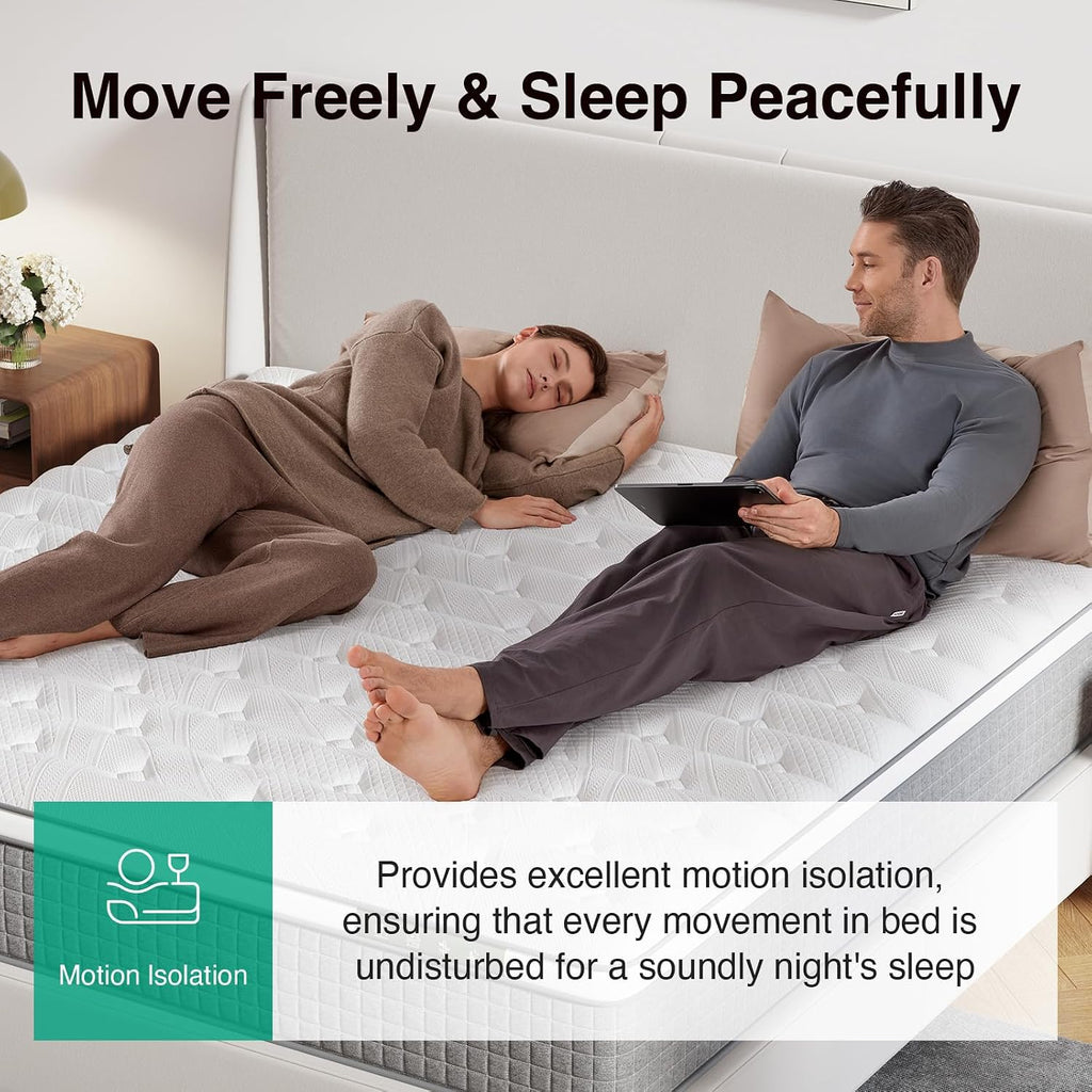 12" King Hybrid Gel Memory Foam Mattress