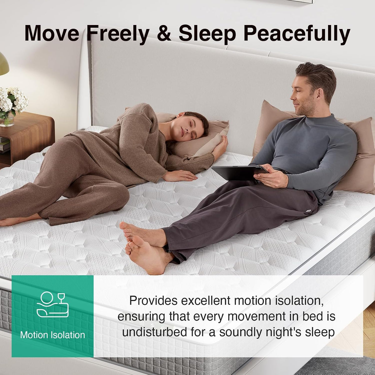 12" King Hybrid Gel Memory Foam Mattress