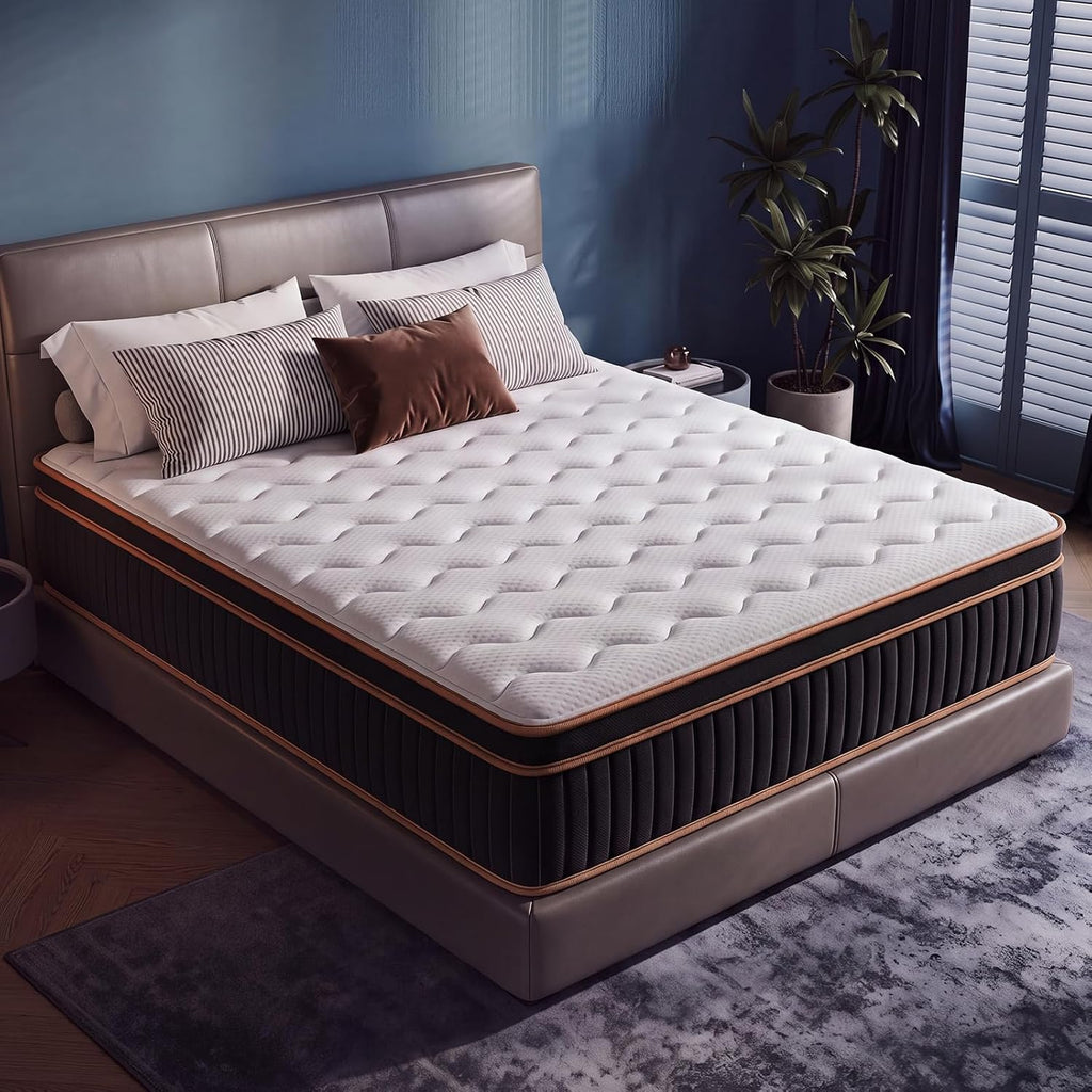 10" Queen Fiberglass‑Free Hybrid Mattress