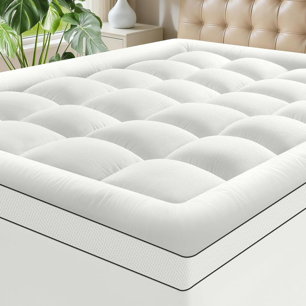 King 1000GSM Cooling Down Alternative Mattress Topper