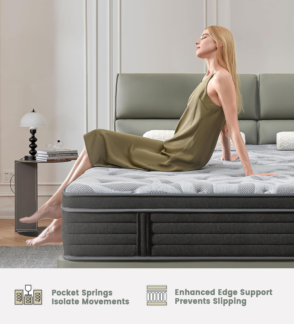 12 Inch Full Medium Firm Hybrid Mattress