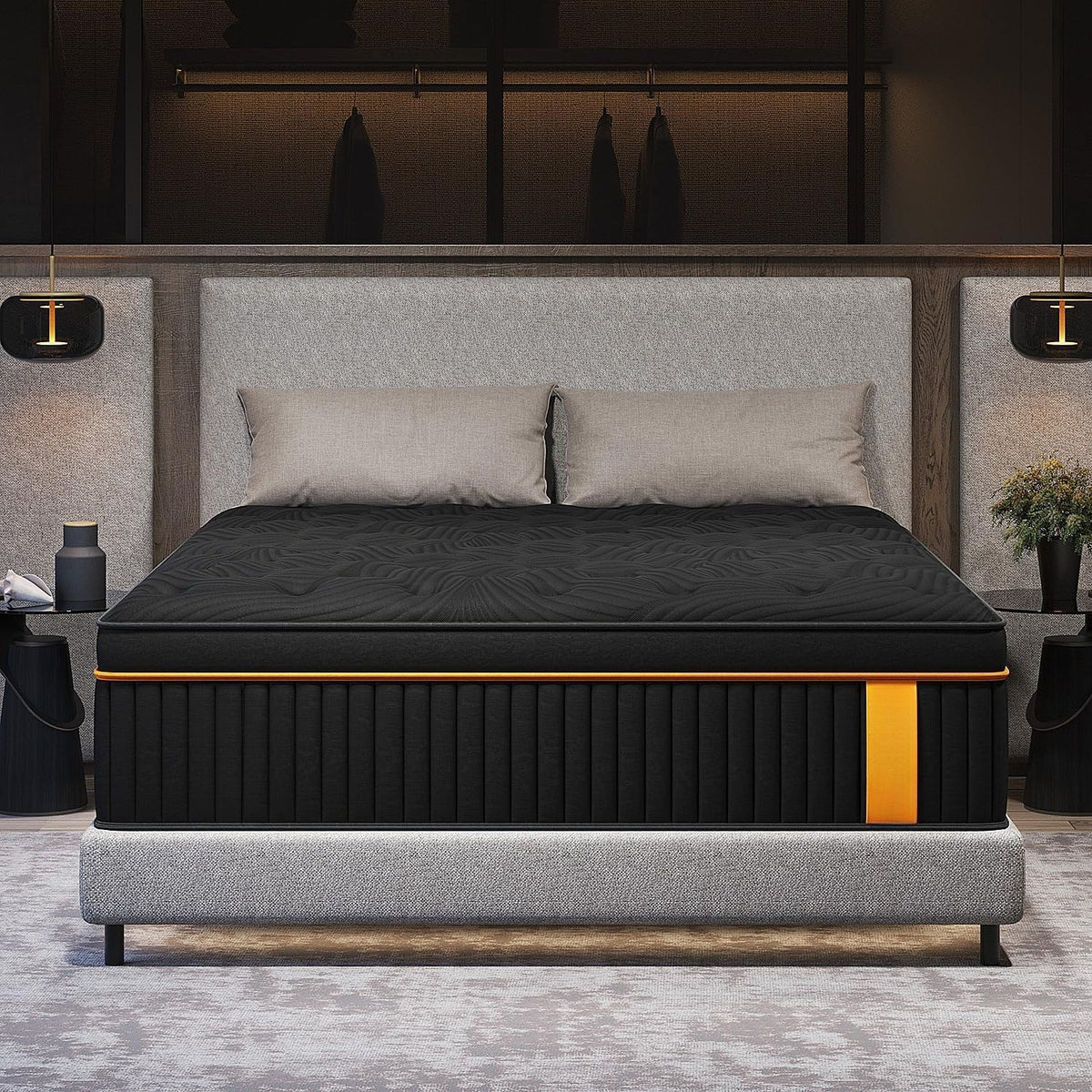 14 Inch Queen Size Medium Firm Hybrid Mattress