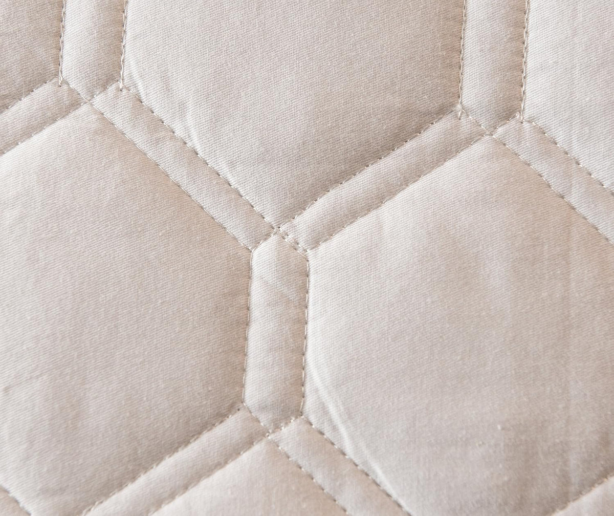 Queen Cooling Quilted Cotton Mattress Pad
