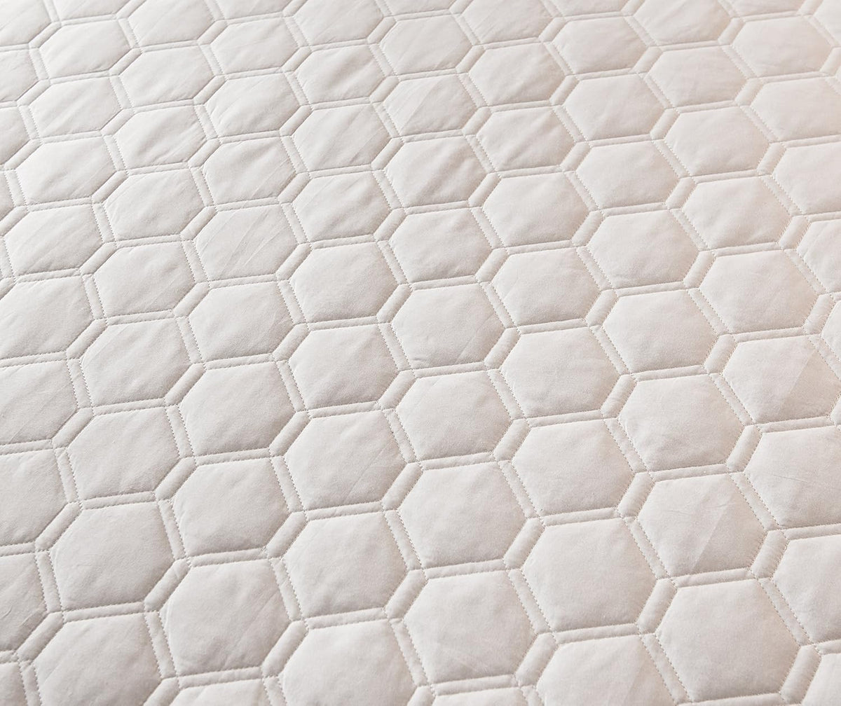 Queen Cooling Quilted Cotton Mattress Pad
