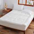 Twin XL White 800 GSM Wool Mattress Topper