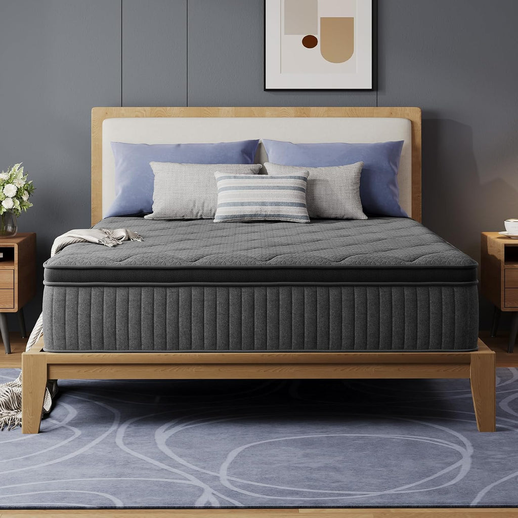 10 Inch Queen Medium Firm Hybrid Mattress