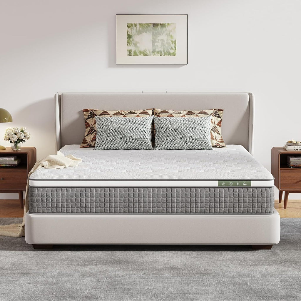 12" King Hybrid Gel Memory Foam Mattress