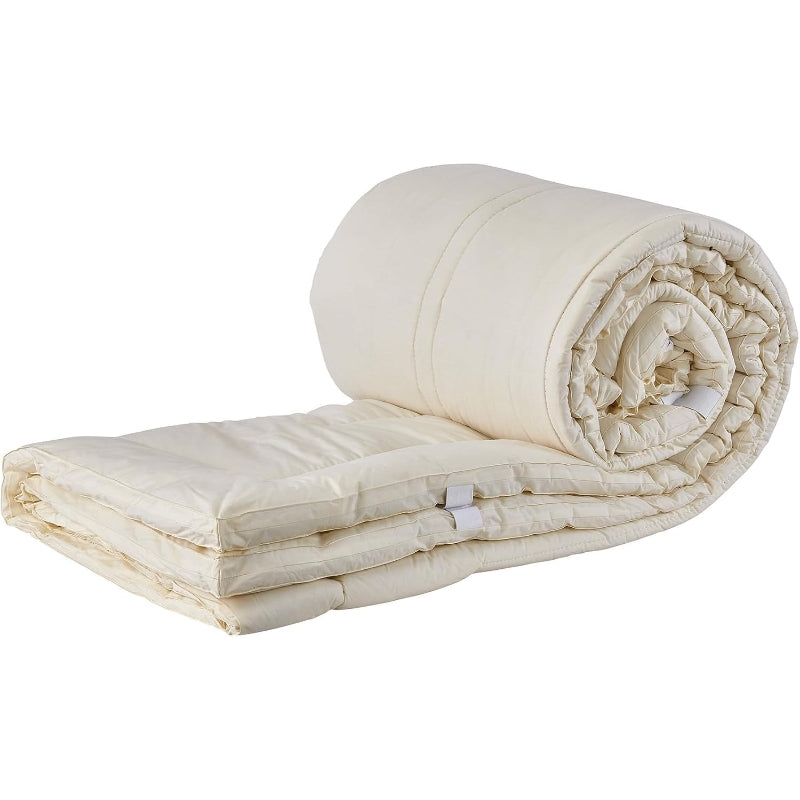 Ivory Crib 28×51" Merino Wool Mattress Topper 2" Thick