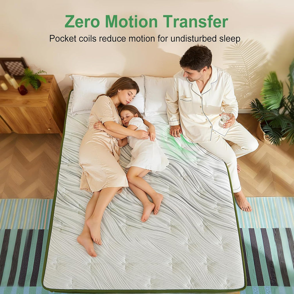 14" King 7‑Zone Medium Firm Hybrid Mattress