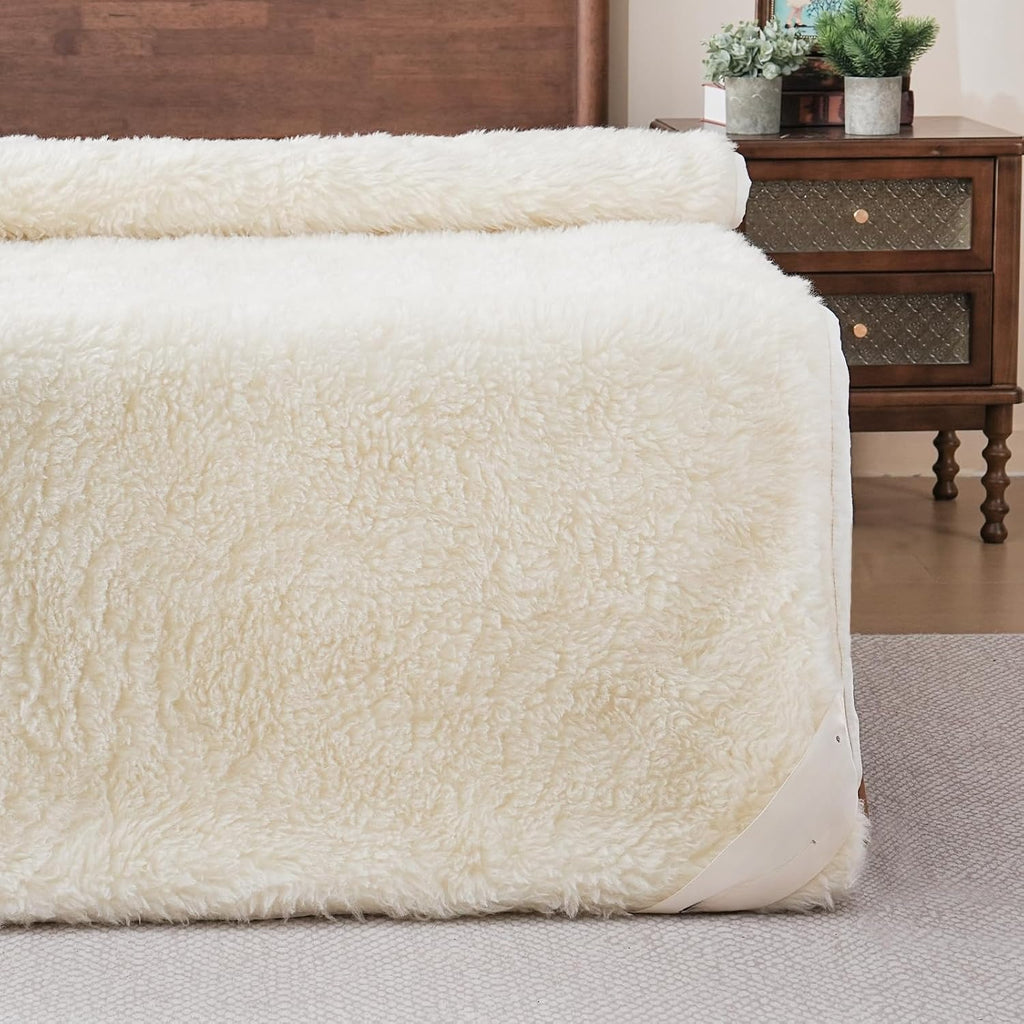 King Merino Wool Mattress Pad 550GSM